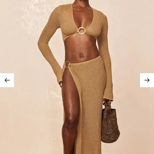 Monday Swimwear Antique Gold Set